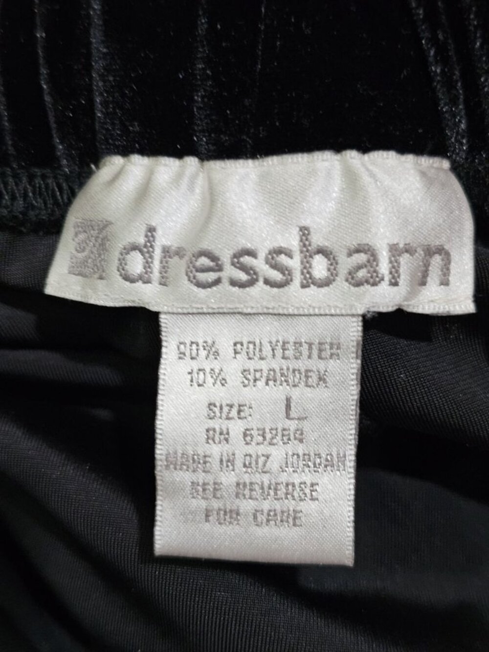 Dressbarn Women L Velvet Maxi Skirt Black Stretchy Formal Timeless Elevate Basic - Picture 3 of 5